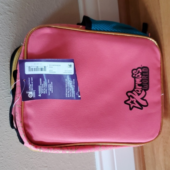 Girls Karma's World Lunch Bag Tote & 4pc Binder Notebooks Folder School Set NWT - Picture 3 of 9